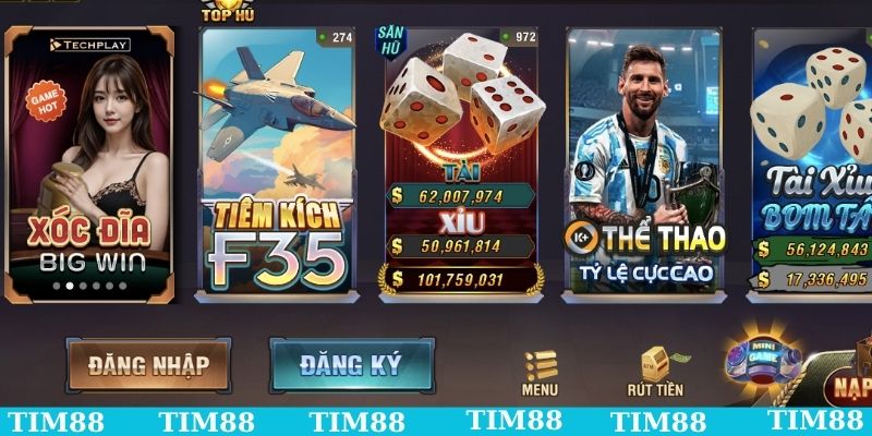 Tham gia cá cược bằng cách chọn game