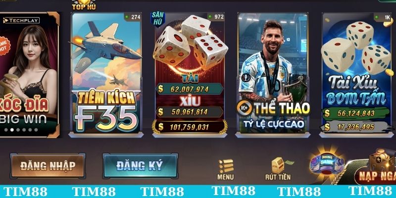 Tìm hiểu về cổng game uy tín TIM88